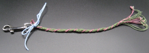 A warp with a swivel